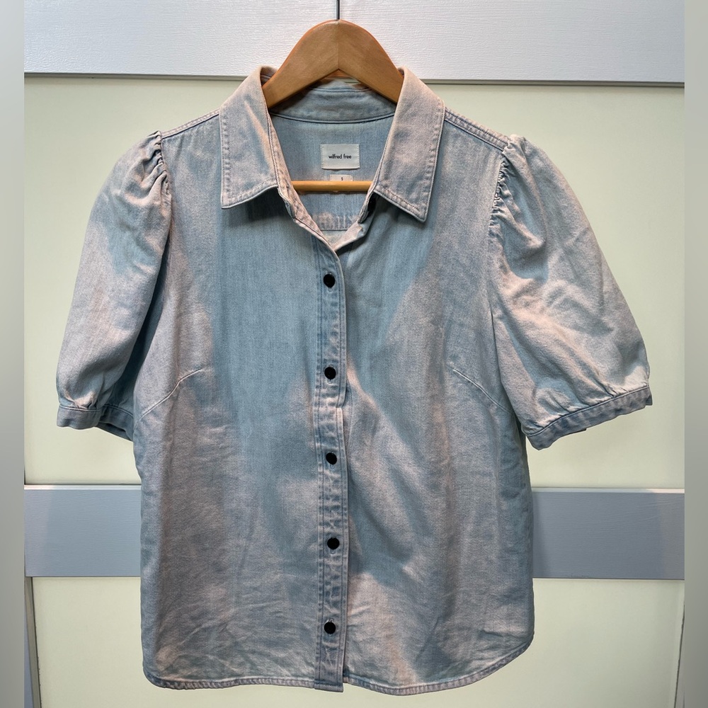 Wilfred- Light Blue Denim Shirt